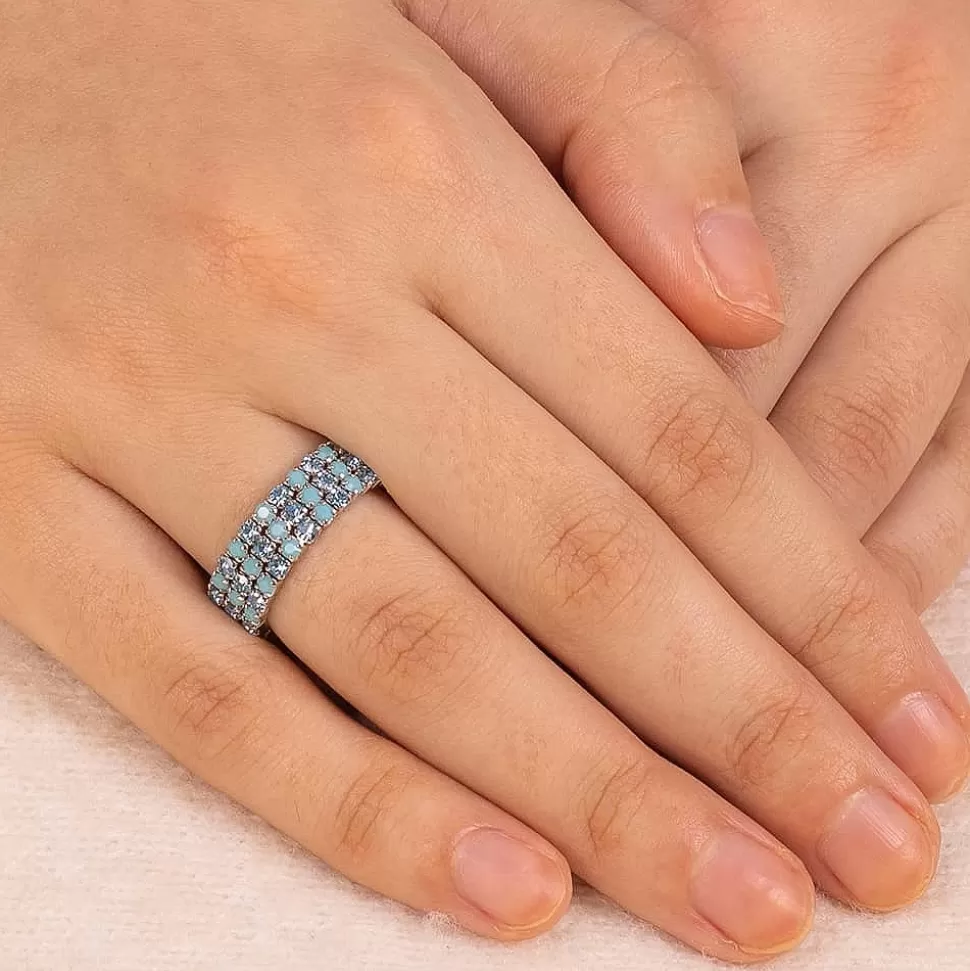 Pia Bijoux Bagues | Bague en Cristal L’Éveil de l’Aqua