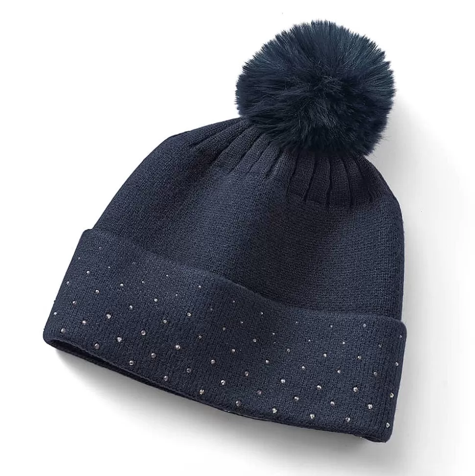 Pia Bijoux Accessoires Cheveux | Bonnet Bleu Vœux d’Hiver