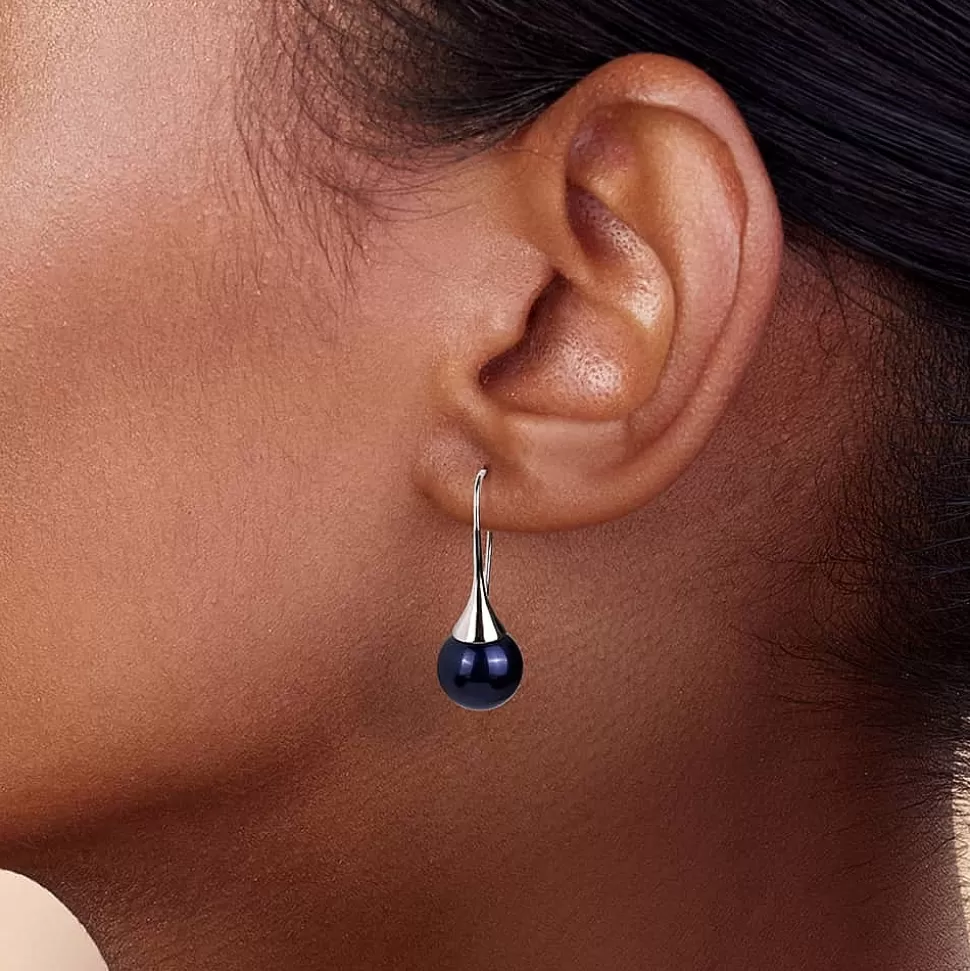 Pia Bijoux Boucles D'oreilles | Boucles d'oreille Bleu Marine De Nuit