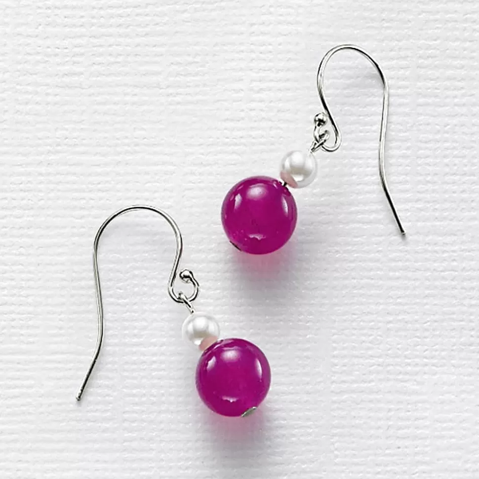Pia Bijoux Boucles D'oreilles | Boucles d'oreilles d'Agates Jouez Sur les Couleurs
