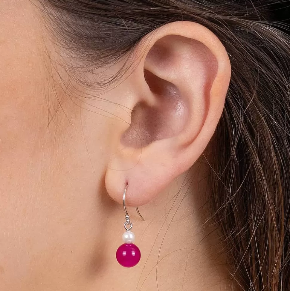 Pia Bijoux Boucles D'oreilles | Boucles d'oreilles d'Agates Jouez Sur les Couleurs