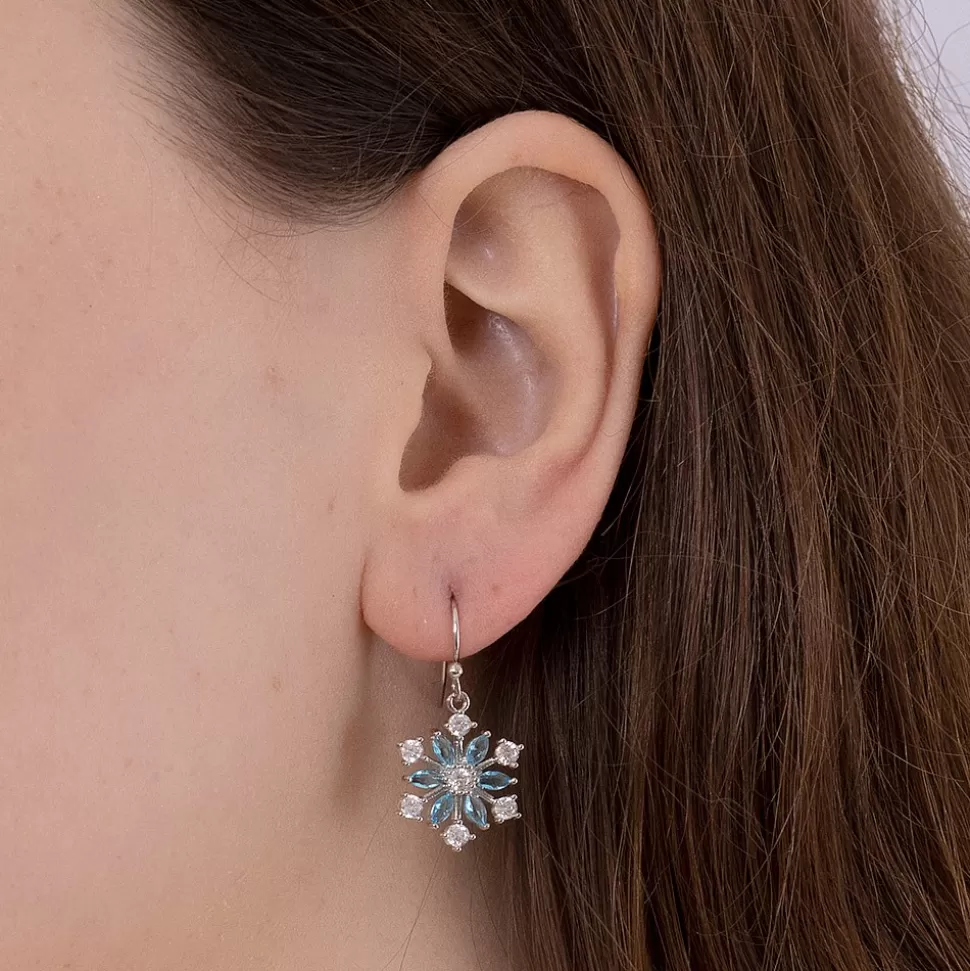 Pia Bijoux Boucles D'oreilles | Boucles d'oreilles de Cristal Qu’il Neige