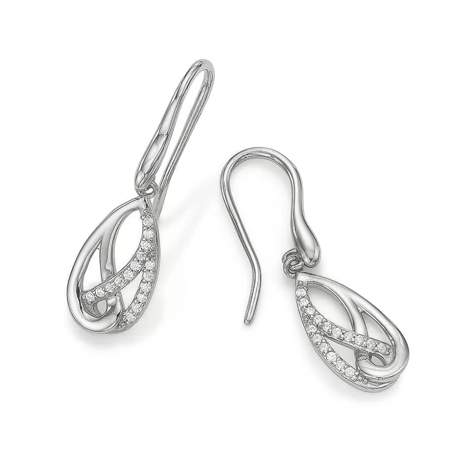 Pia Bijoux Boucles D'oreilles | Boucles d'oreilles en Argent Enveloppée Dans la Gloire