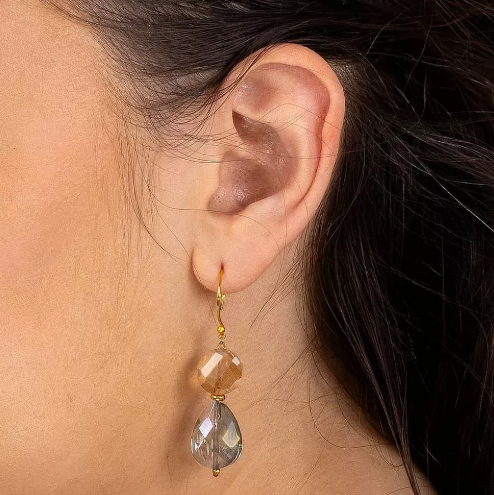 Pia Bijoux Boucles D'oreilles | Boucles d'oreilles en Cristal Éblouir à l’Aube