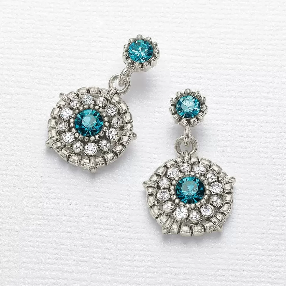 Pia Bijoux Boucles D'oreilles | Boucles d'oreilles en Cristal Un Œil Pour l'Aqua