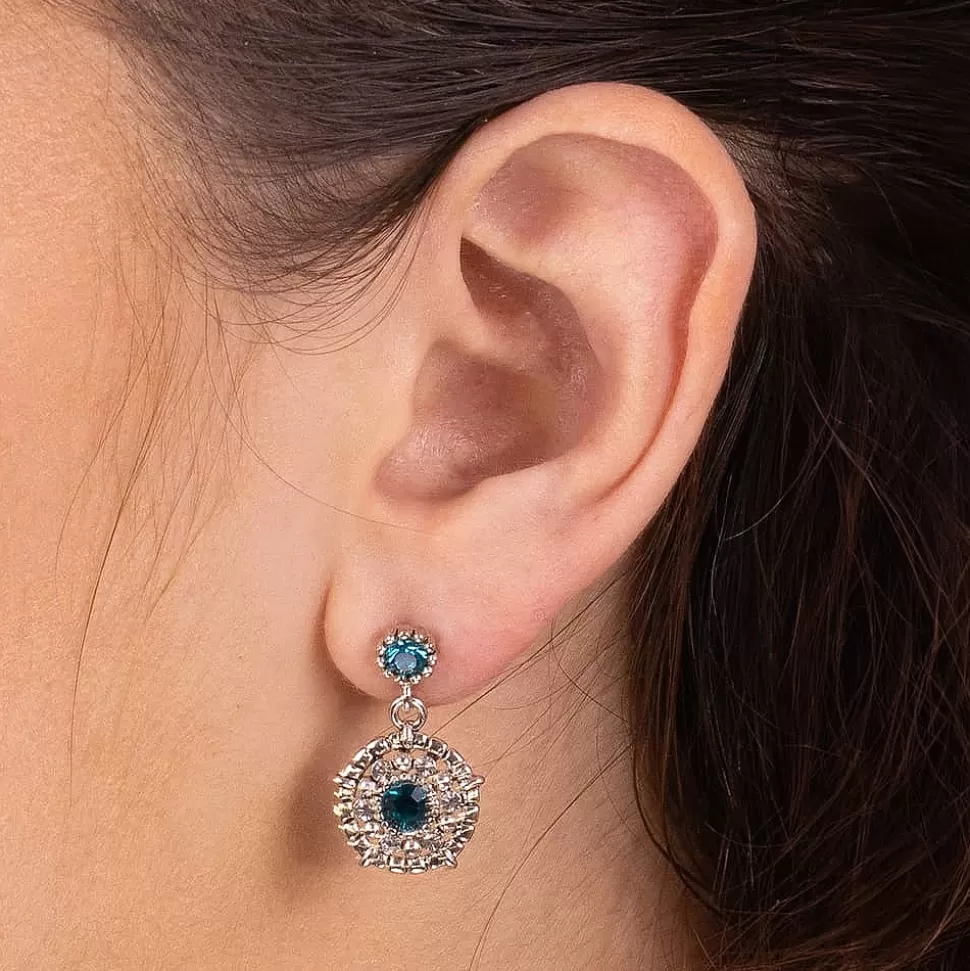 Pia Bijoux Boucles D'oreilles | Boucles d'oreilles en Cristal Un Œil Pour l'Aqua