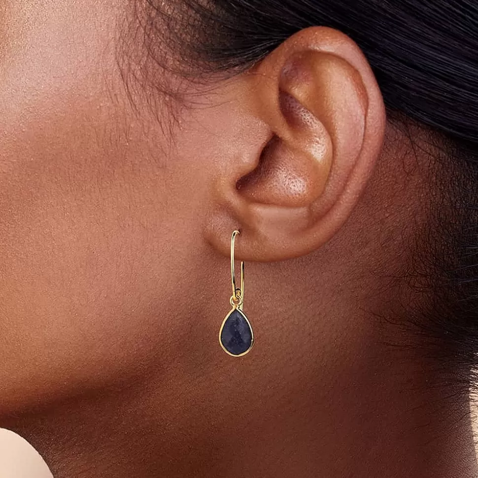 Pia Bijoux Boucles D'oreilles | Boucles d’oreilles en Lapis Vision Intérieure