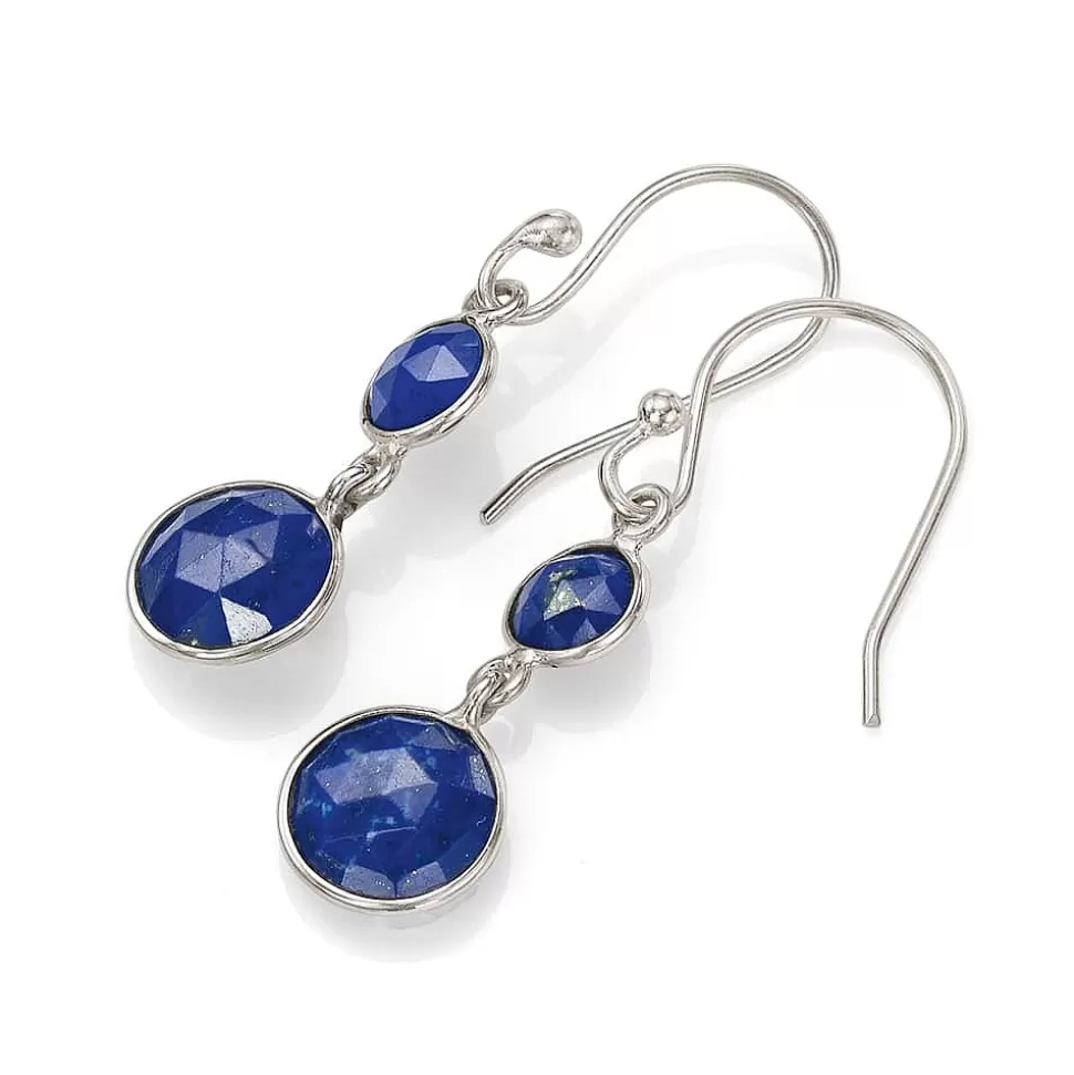 Pia Bijoux Boucles D'oreilles | Boucles d'oreilles Lapis Sagesse Éveillée