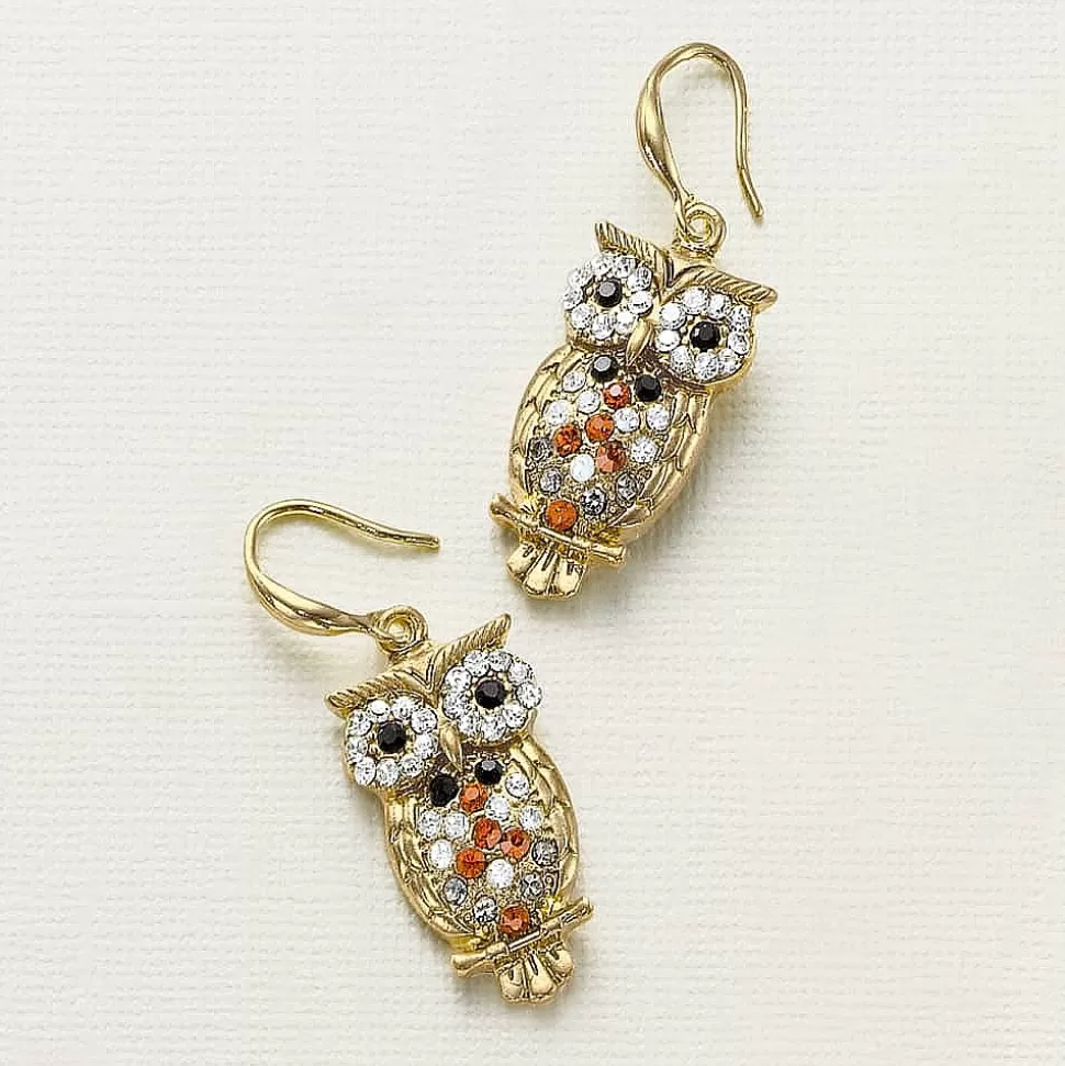 Pia Bijoux Boucles D'oreilles | Boucles d'oreilles Sagesse du Hibou