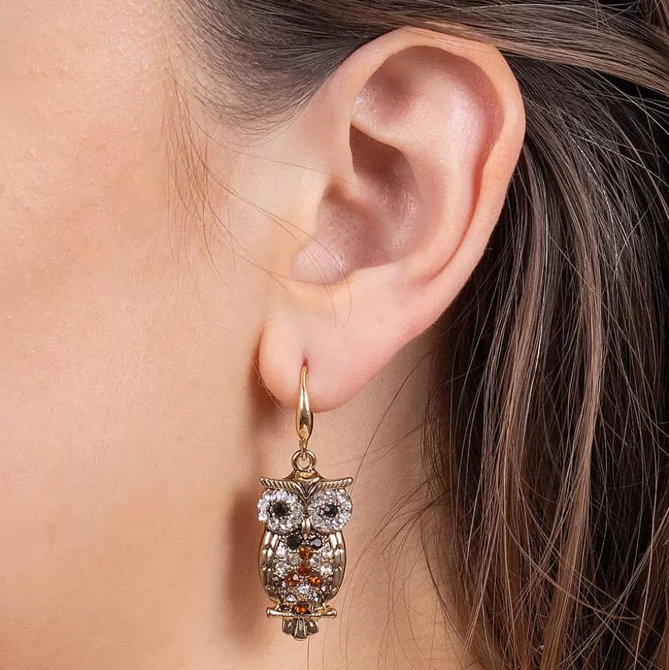 Pia Bijoux Boucles D'oreilles | Boucles d'oreilles Sagesse du Hibou