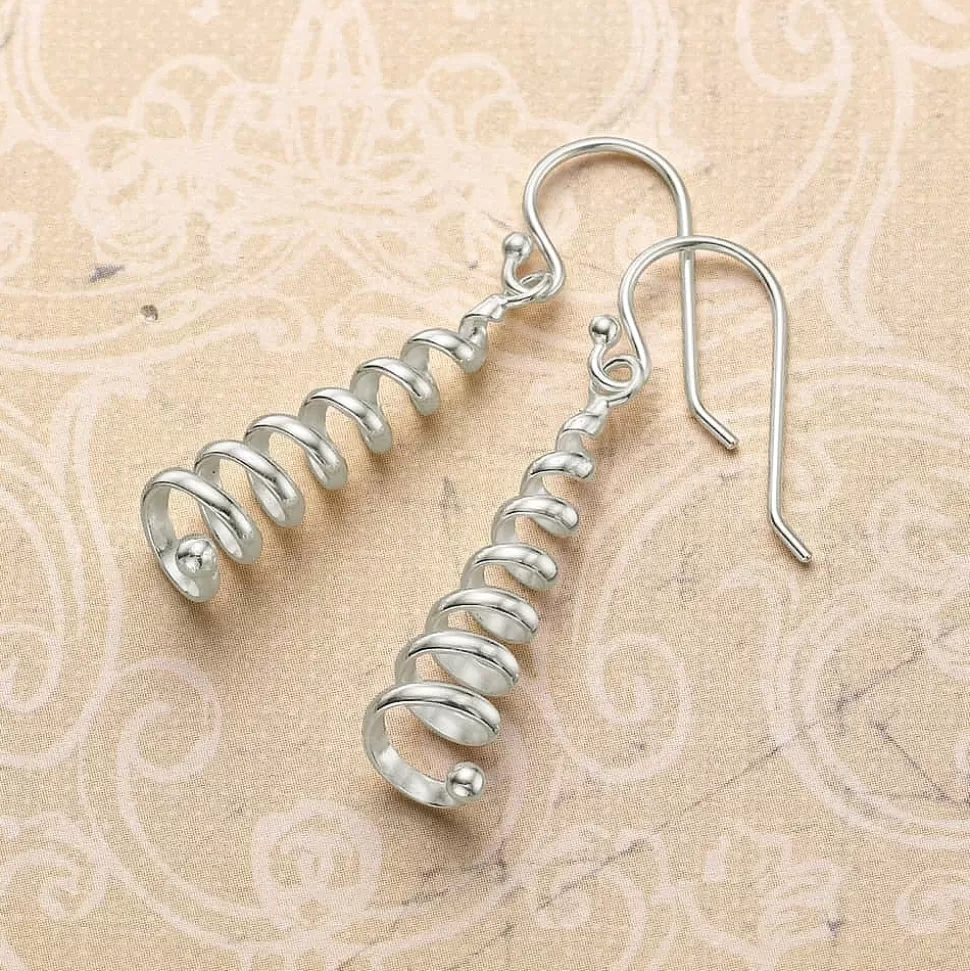 Pia Bijoux Boucles D'oreilles | Boucles d’oreilles Spirales d’Argent