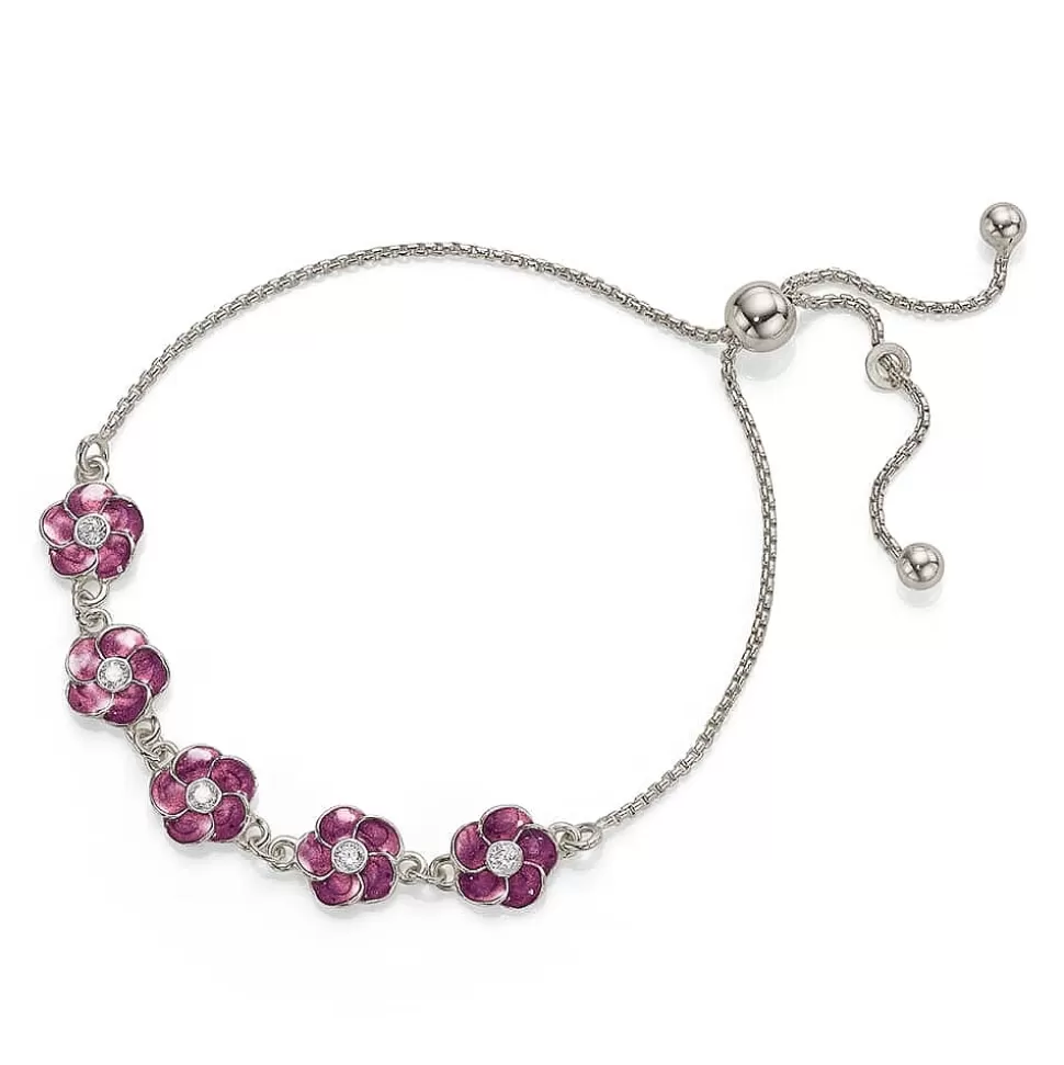 Pia Bijoux Bracelets | Bracelet en Argent Bouquet Fleurs de Prunier