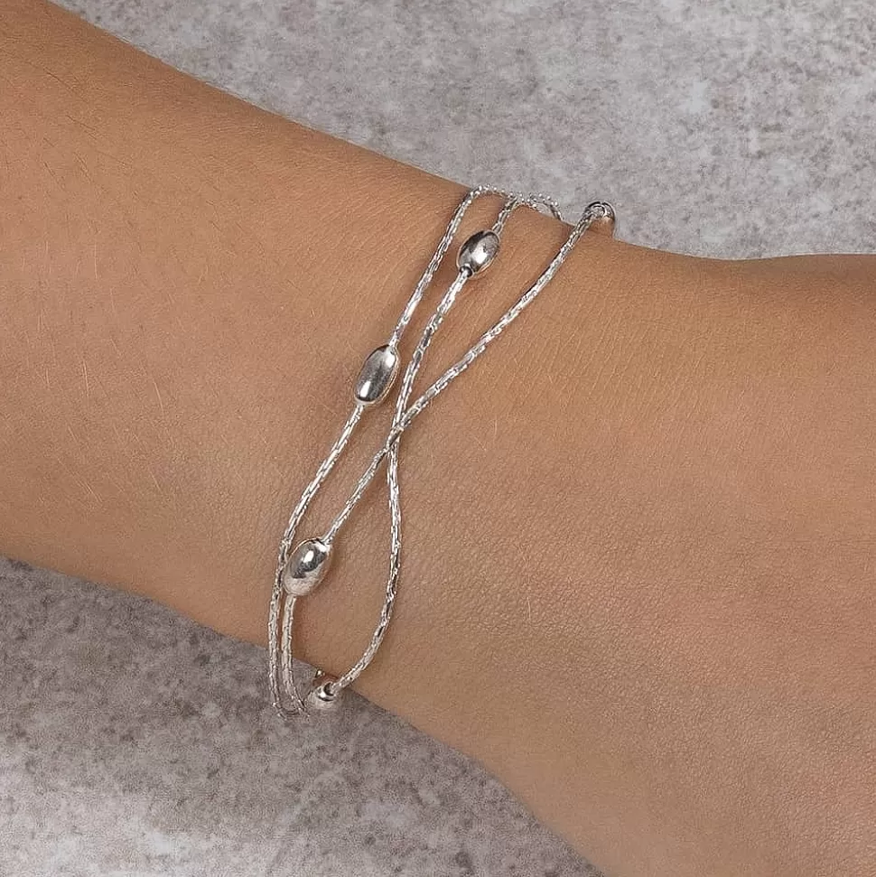 Pia Bijoux Bracelets | Bracelet en Argent Tandem