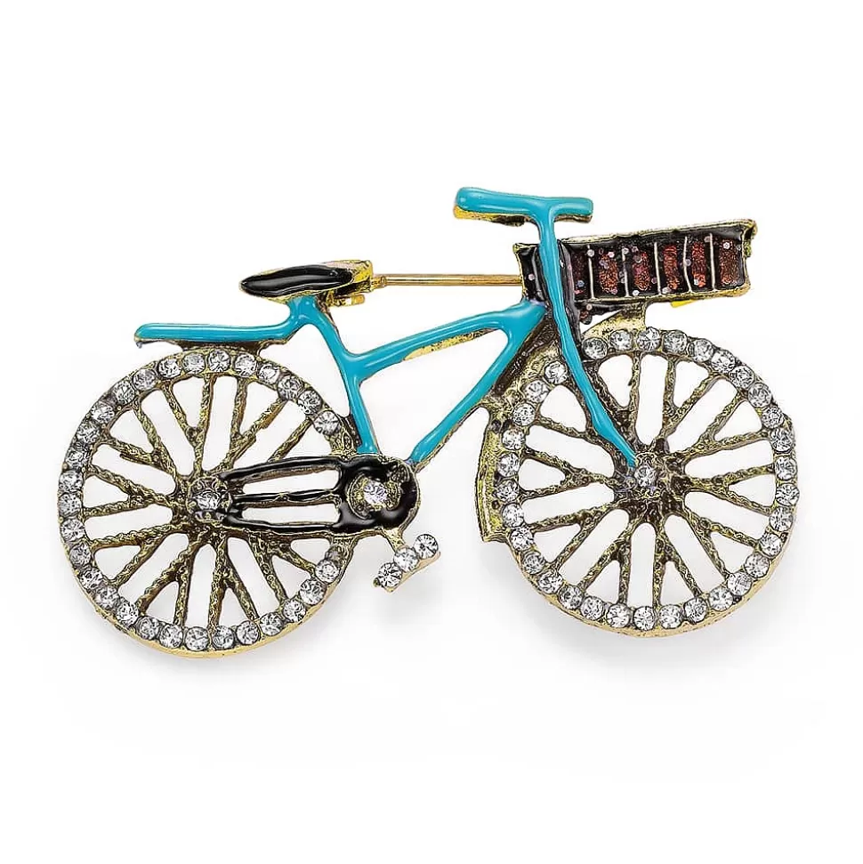 Pia Bijoux Broches | Broches | Broche Bicyclette Pédalez Avec Passion