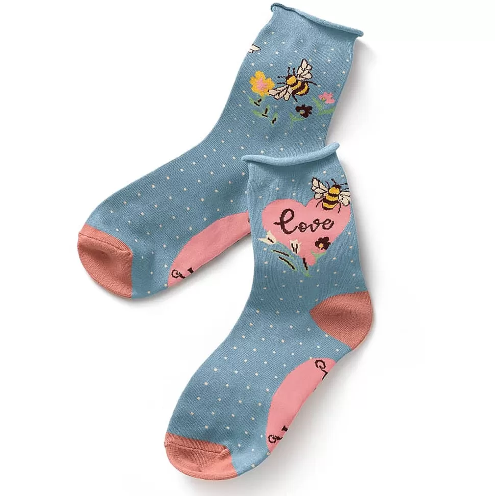 Pia Bijoux Chaussures Et Chaussons | Chaussettes Pour l'Amour des Abeilles