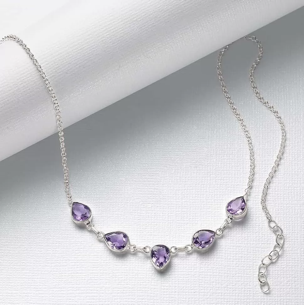 Pia Bijoux Colliers Et Pendentifs | Collier Aura d’Améthystes