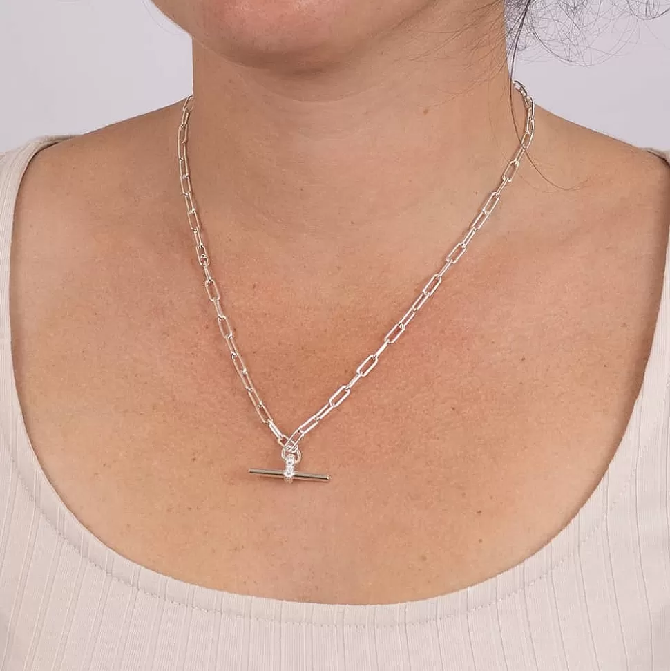 Pia Bijoux Colliers Et Pendentifs | Collier en Argent Au-delà de la Barre