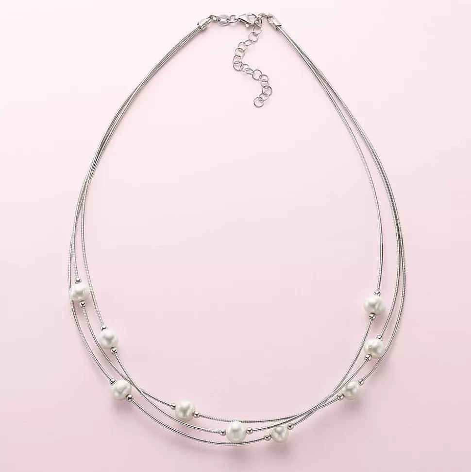 Pia Bijoux Colliers Et Pendentifs | Collier en Argent Position des Perles