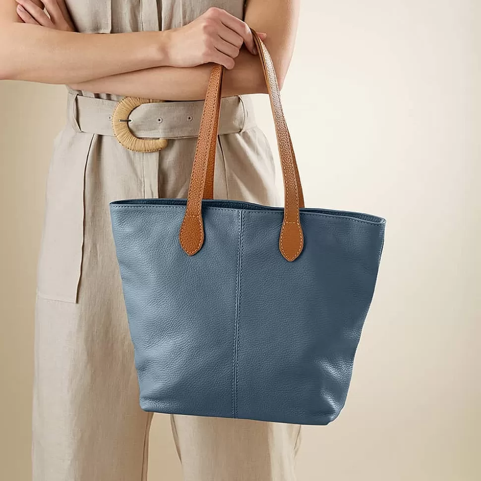 Pia Bijoux Sacs | Sacs À Main | Fourre-Tout en Cuir Denim en Ville