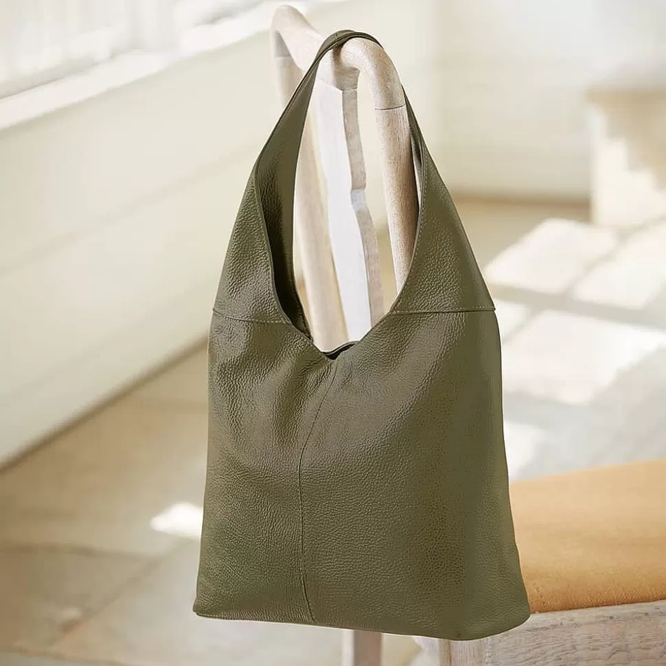 Pia Bijoux Sacs | Fourre-tout en Cuir Intentions Olive