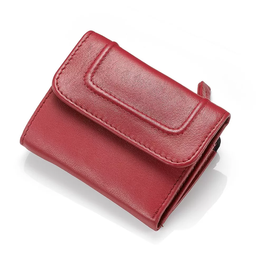 Pia Bijoux Sacs | Portefeuilles & Porte-monnaie | Portefeuille en Cuir Touche de Paprika