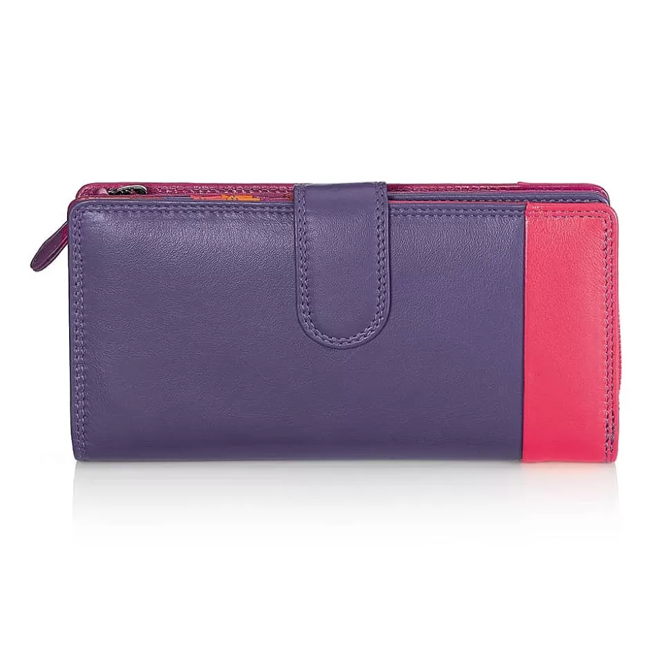 Pia Bijoux Sacs | Portefeuilles & Porte-monnaie | Portefeuille en Cuir Violet Du Choix