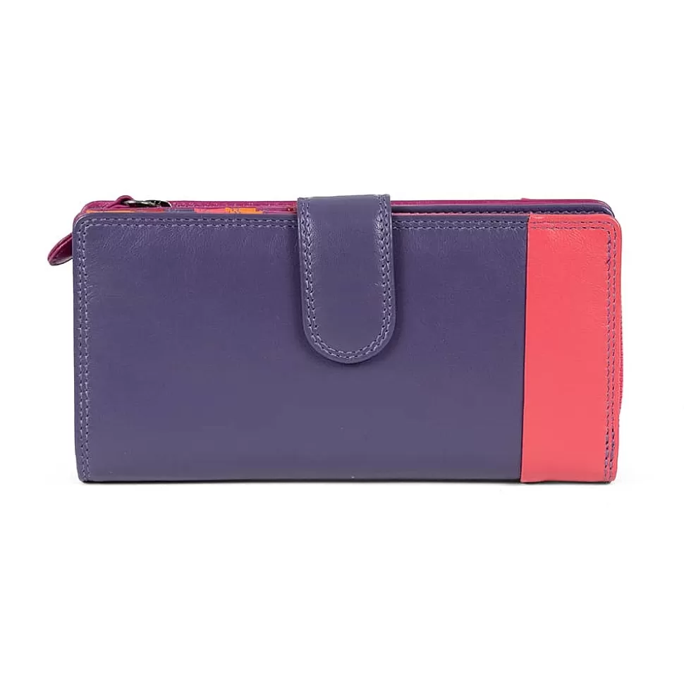 Pia Bijoux Sacs | Portefeuilles & Porte-monnaie | Portefeuille en Cuir Violet Du Choix