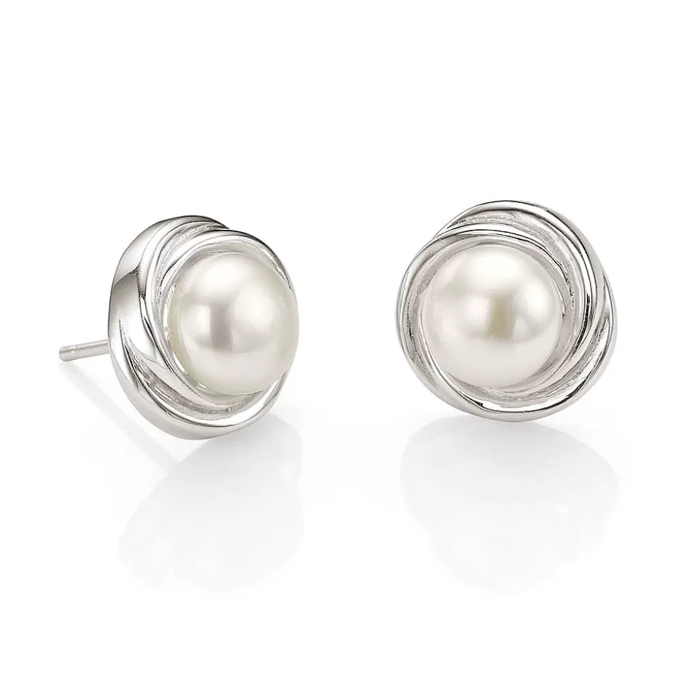 Pia Bijoux Boucles D'oreilles | Puces en Argent Promesse de Perle