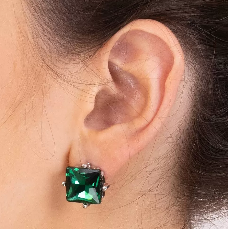 Pia Bijoux Boucles D'oreilles | Puces en Cristal Faites votre Entrée