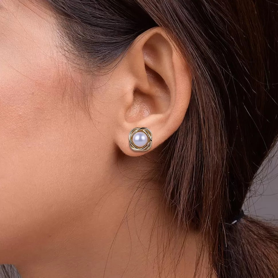 Pia Bijoux Boucles D'oreilles | Puces Enveloppée de Grâce