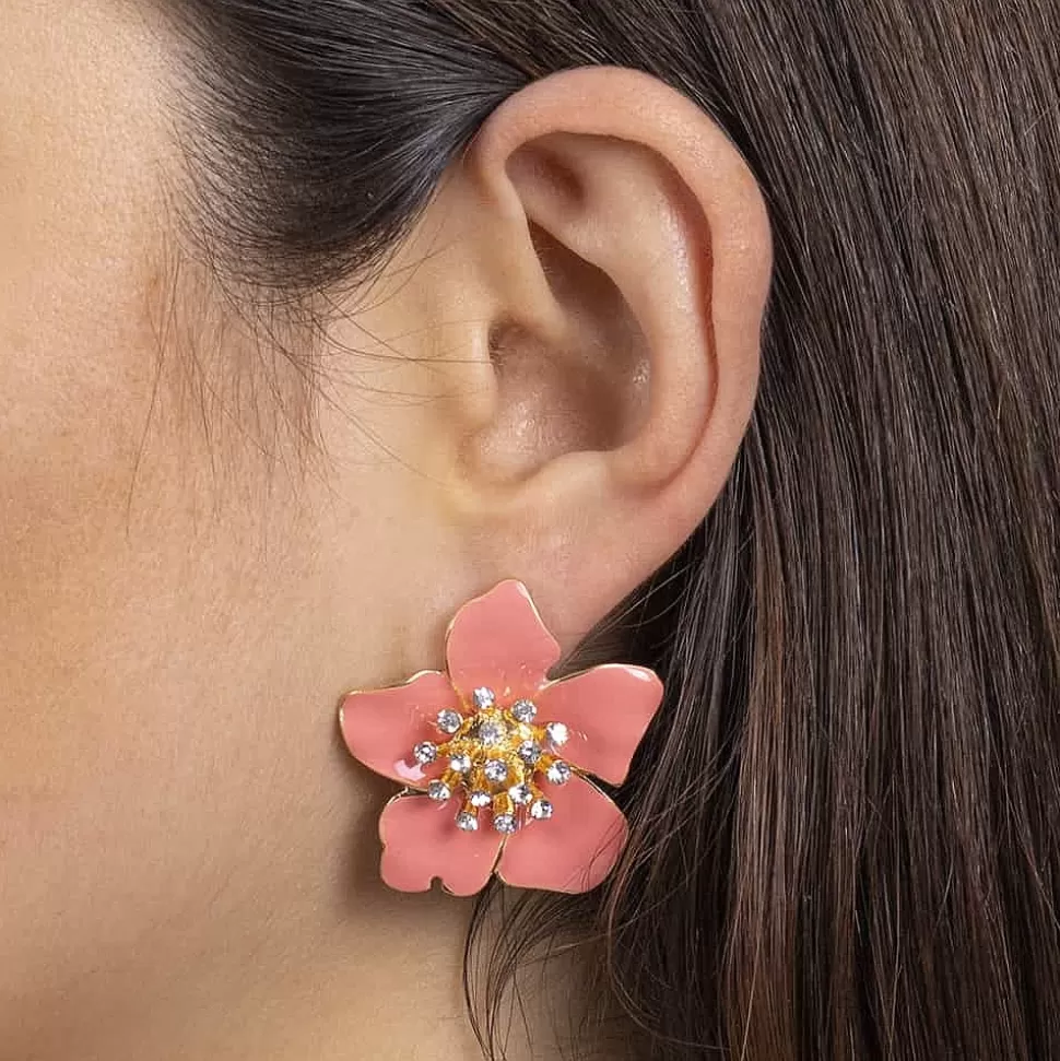 Pia Bijoux Boucles D'oreilles | Puces Gaieté Florale