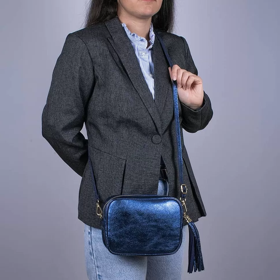 Pia Bijoux Sacs | Sacs Portés Travers | Sac Bandoulière Bleu de Minuit