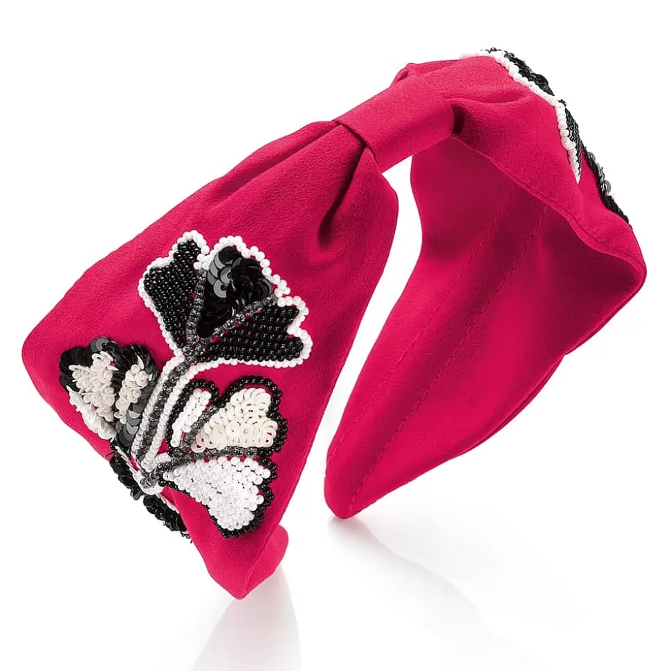 Pia Bijoux Accessoires Cheveux | Serre-Tête Efflorescence Fuchsia